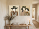 Cowboy & Two Cowgirls — Set of 2 Original Oils, Olive & Caramel