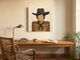 Cowboy in a Checked Shirt Wall Art — Original Palette-Knife Oil, Brown & Cream