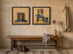 Cowboy Boots & Hat — Set of 2 Original Oils, Ochre & Navy