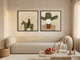 Rider & Cowboy — Set of 2 Original Oils, Olive & Sienna