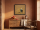 Couple Walking Away Wall Art — Original Palette-Knife Oil, Teal & Ochre