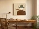 Cowboy from Behind Wall Art — Original Palette-Knife Oil, Olive & Caramel