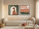 Arch & Bands — Set of 2 Original Oils, Sage & Terracotta