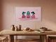 Three Women with Wine Wide Wall Art — Original Palette-Knife Oil, Pink & Emerald