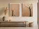 Mirrored Bare Trees — Set of 2 Original Oils, Moss on Clay