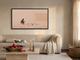 Pigeon Feeder at Dawn Wide Wall Art — Original Oil, Mauve & Rose